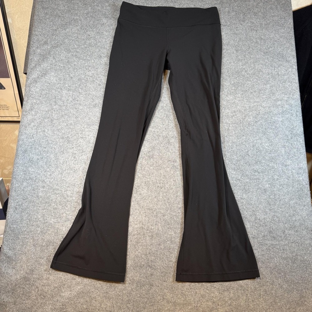 Lululemon Pants Womens 10 Black Bootcut Yoga Athletic Leggings 32 Inseam